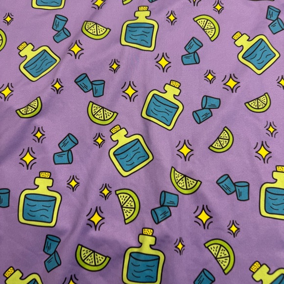 Sunday Swagger Men's Purple Tequila Bottle Lime Golf Polo Shirt Size‎ M - Picture 2 of 6